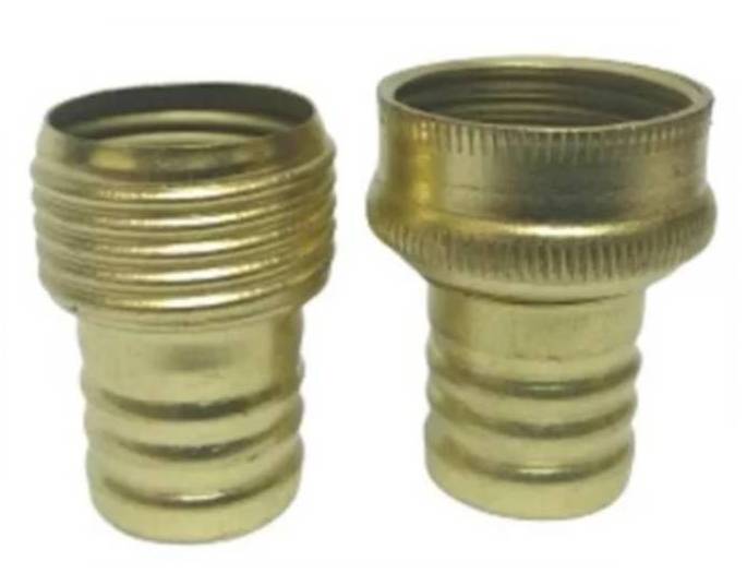 CONEXION GALVANIZADA DORADA P/MANGUERA 3/4"