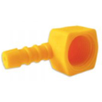 CONEXIÓN PLASTICA CODO CACHIMBO 1/2" X 3/8"