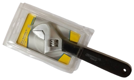 LLAVE AJUSTABLE MANGO DE GOMA 8" COBRA