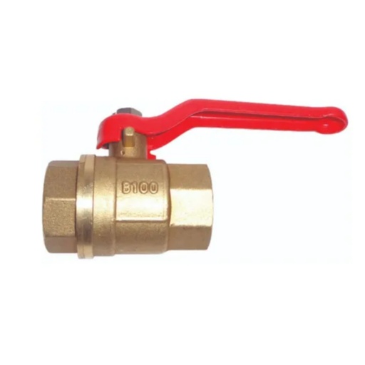LLAVE DE BOLA 3/8" BRONCE PESADA