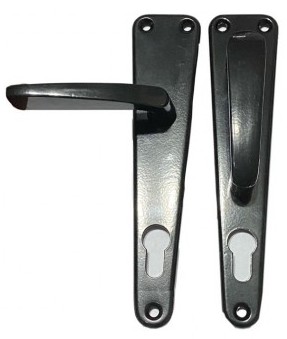 MANILLA FIJA MOVIL NEGRA ALUMINIO