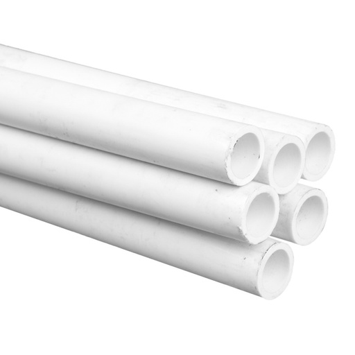 TUBO ELECTRICIDAD PVC BLANCO 1/2" X 3 MTS