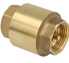 VALVULA CHECK VERTICAL  1"  100% BRONCE
