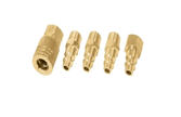 [ACO010] ACOPLE RAPIDO PARA MANGUERA  (JGO 5 PZAS) MAXI TOOLS