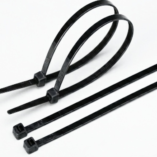 [AMA066] AMARRA CABLE NYLON 7.6 x 300 MM NEGRO BUFFALO (PAQ 100 UND)