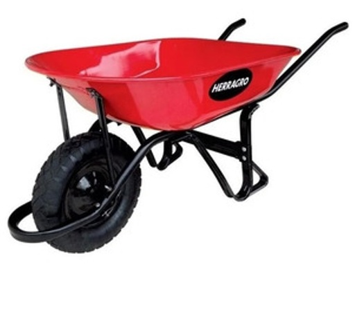 [CAR030] CARRETILLA RUEDA MACIZA 76 LTS R1000 HERRAGRO