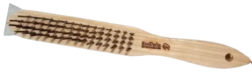 [CEP004] CEPILLO ALAMBRE M/MADERA 4 HILERAS ACERO AL CARBONO C/ESPATULA BUFFALO