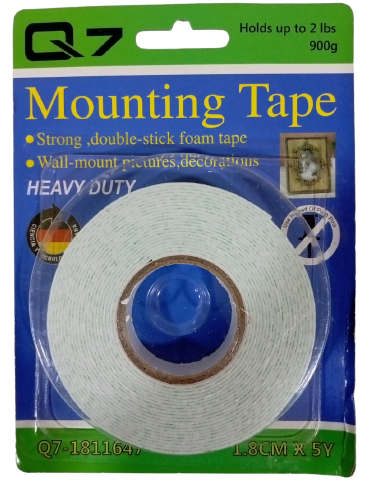 [CIN080] CINTA DOBLE FACE 1,8 CMS X 5 YARDAS Q7