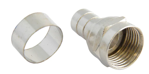 [CON123] CONECTOR P/CABLE COAXIAL RG6 ARO SUELTO