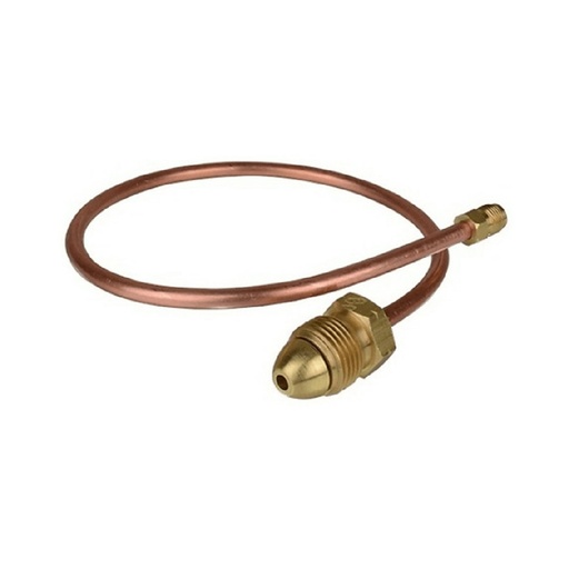 [CON004] CONEX. P/GAS RABO DE COCHINO BRONCE