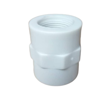 [CON306] CONEX. PLASTICA BLANCA ANILLO 3/4" 