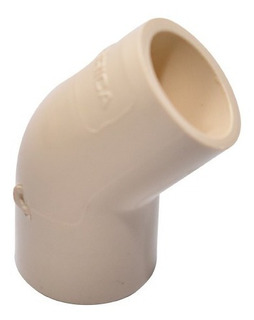 [CON525] CONEX. PVC CODO 45° 1/2" AGUA CALIENTE 