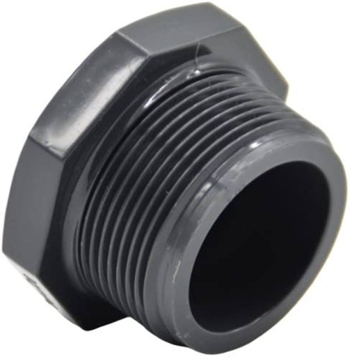 [CON472] CONEX. PVC TAPON CON ROSCA 1/2" AGUA FRIA SCH 40 ISO 9001