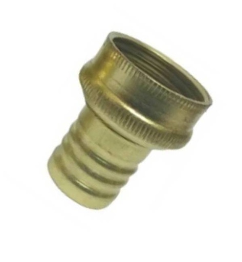 [CON057] CONEXION GALVANIZADA DORADA P/MANGUERA 3/4" HEMBRA