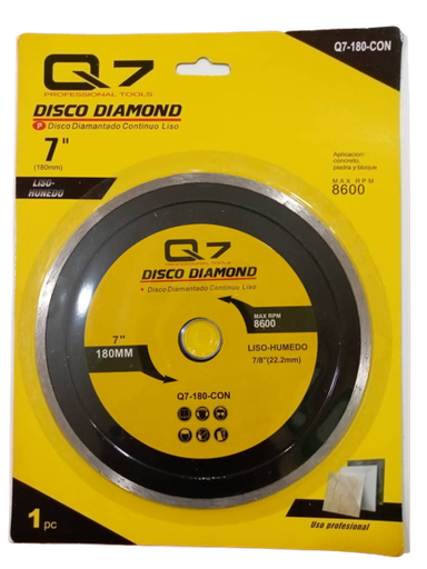 [DIS098] DISCO DIAMANTADO CONTINUO 7" Q7