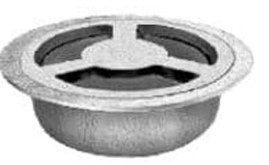 [INO040] INODORO REDONDO DE ALUMINIO 8 CMS METALES ALEADOS