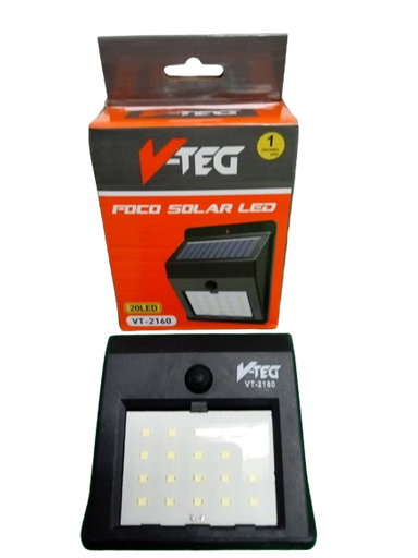 [LAM010] LAMPARA SOLAR 20 LED V-TEG