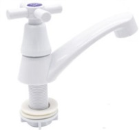 [LLA067] LLAVE P/LAVAMANOS IND. ABS P/CRUCETA BLANCA