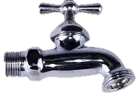[LLA085] LLAVE P/MANGUERA CROMADA PESADA