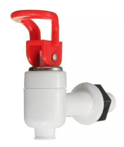 [LLA061] LLAVE/GRIFO PARA BEBEDERO PVC ROJO