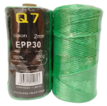 [MEC241] MECATILLO POLIPROPILENO EPP30 380 GRS VERDE Q7