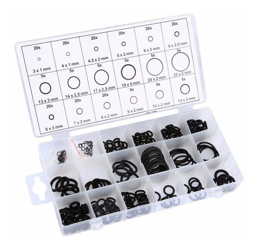 [KIT120] KIT ORING 3 MM-22 MM 225 PCS