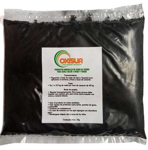 [OXI085] OXIDO DE HIERRO NEGRO EMP. 1 KG OXISUR