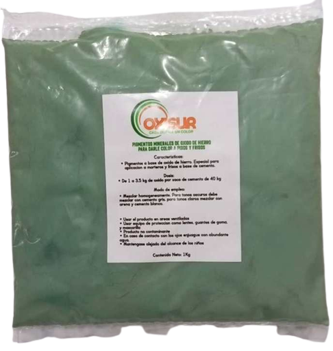 [OXI081] OXIDO DE HIERRO VERDE EMP. 1 KG OXISUR