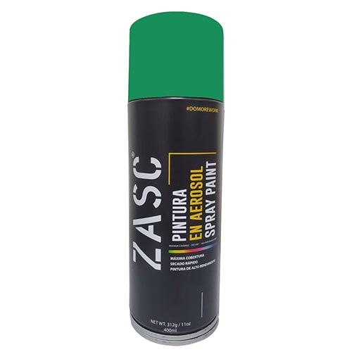 [PIN045] PINTURA SPRAY MULTIUSO 400 ML VERDE CLARO ZASC