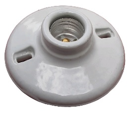 [PLA001] PLAFON CERAMICA 4" ROSCA E27