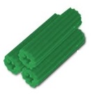 [RAM029] RAMPLUG PLASTICO 1/4" VERDE TACOPLUG (EMP 100 UND)