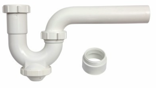 [SIF005] SIFON PLASTICO PARA FREGADERO 1 1/2" C/ADAPTADOR 1 1/4" JOMAI
