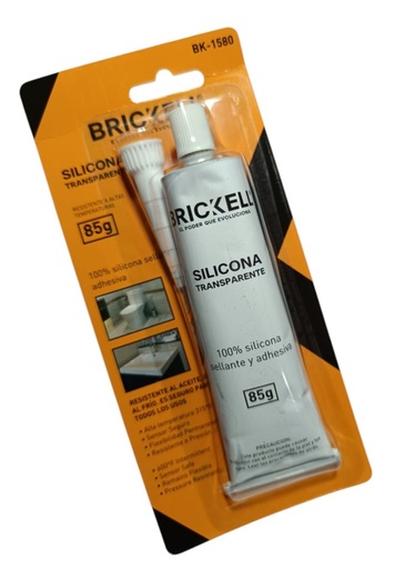 [SIL031] SILICON TRANSPARENTE USO GENERAL 85 GRS BRICKELL