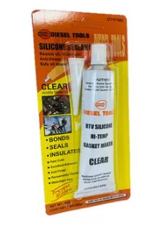 [SIL032] SILICON TRANSPARENTE USO GENERAL 85 GRS DIESEL TOOLS