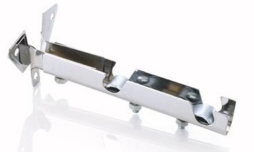 [SOP011] SOPORTE P/CORTINERO GALV. DOBLE