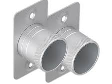 [SOP015] SOPORTE RECTO 1"  ALUMINIO NATURAL (PAR) SUFEIN