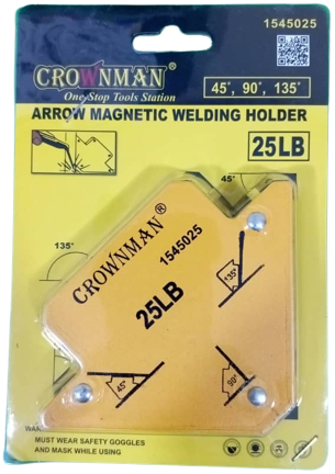 [SUJ002] SUJETADOR MAGNETICO PARA SOLDAR 25LB-2" CROWNMAN