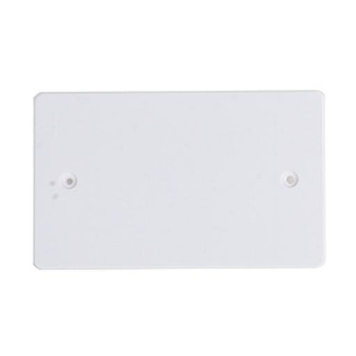 [TAP024] TAPA CIEGA PLASTICA P/ CAJETIN 2 X 4 BLANCA