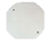 [TAP026] TAPA CIEGA PLASTICA P/ CAJETIN OCTOGONAL BLANCA