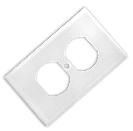 [TAP002] TAPA P/TOMA 270 PLASTICA PLANA BLANCA