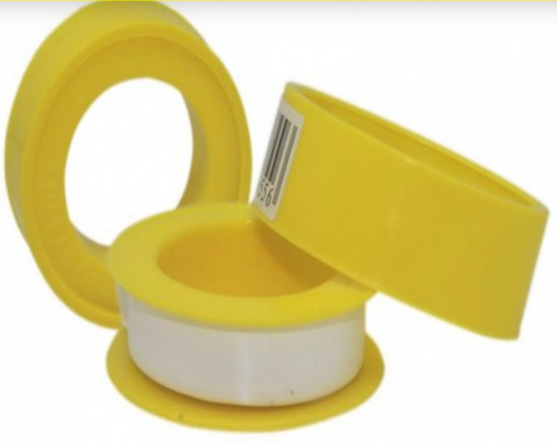 [TEF003] TEFLON PROFESIONAL PEQUEÑO 1/2" X 0,10 MM X10 MTS. DUFLON